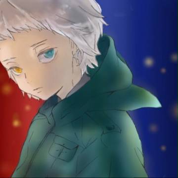 赤と青の少年