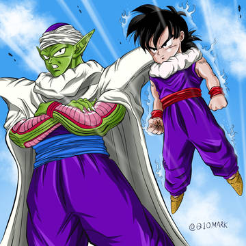 Teen Gohan and piccolo 
