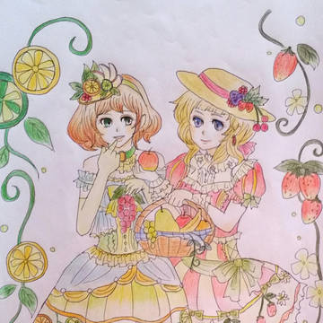(フリル多め)オリジナルイラスト