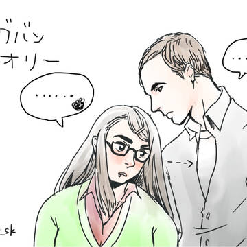 シェルドンの胸元が気になっちゃうエイミー