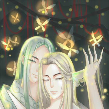 暗色双影