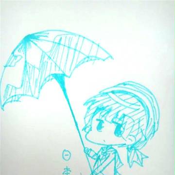 雨が降ってきた。(笑)