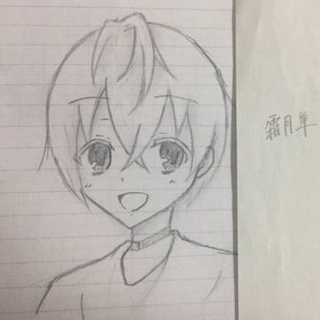 ツキウタ 落書き アナログ