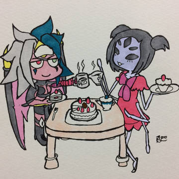 ユベルちゃんとマフェットちゃん