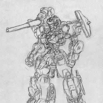 【フレームアームズ】碧雷（轟雷改修機）