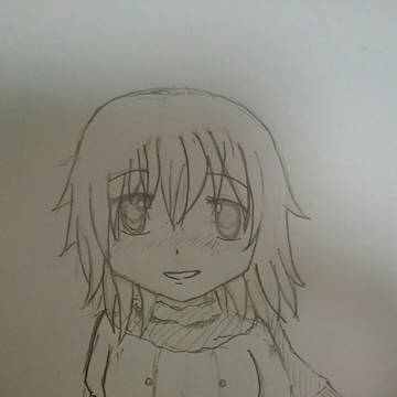 女の子を描いてみた。