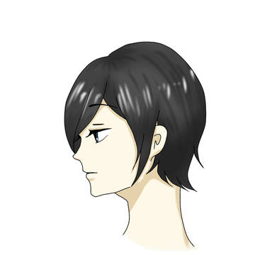 横顔