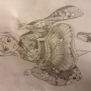 シャーペン模写で真姫ちゃん