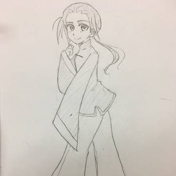 にーに描いてみました!