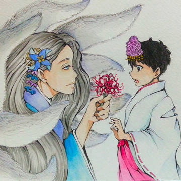 yurionice 維勇 妖狐維克托 巫女勇利