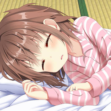 雷ちゃんが寝てるだけ