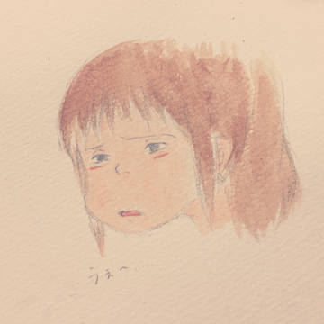 ジブリ水彩画練習