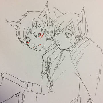九尾と天狐