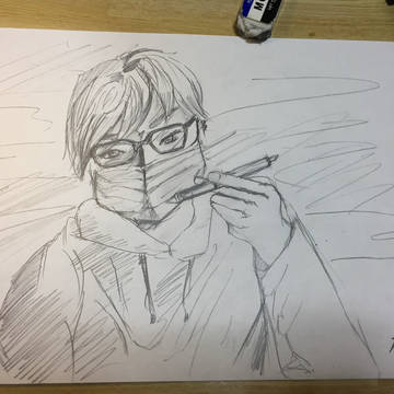 自画像  一発目！