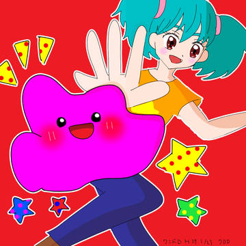 1月ポケモンワンドロとイラスト