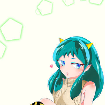 例のセーターを着たラム