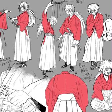 和服と刀