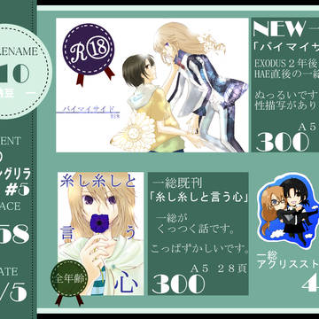 幻蒼＃５　おしながきです