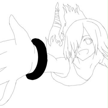 ななちゃん（ラフ絵）