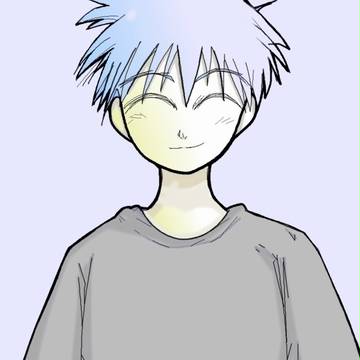 冬の昼に笑顔