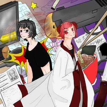 ジャパンニートとチャイナマフィアが描きたかった。