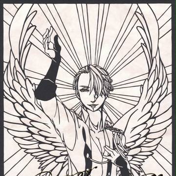 【切り絵】勝利へ導く者