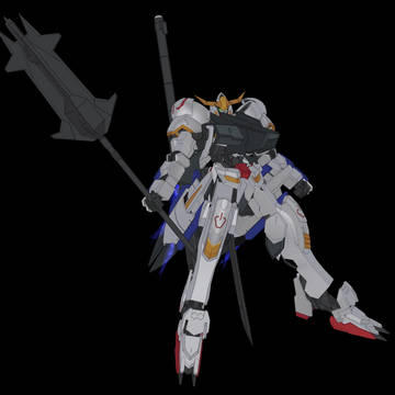 ASW-G-08　ガンダム・バルバトス 第５形態（大気圏降下時）