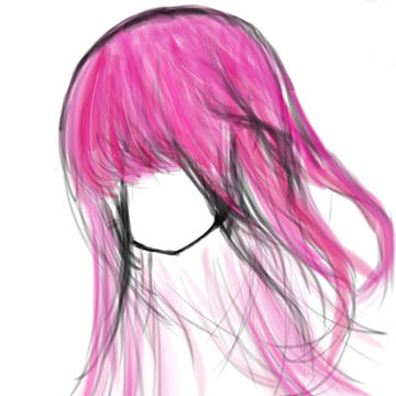 髪
