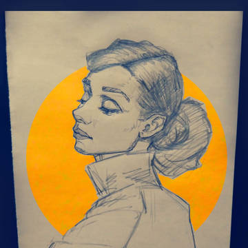 假期的画
