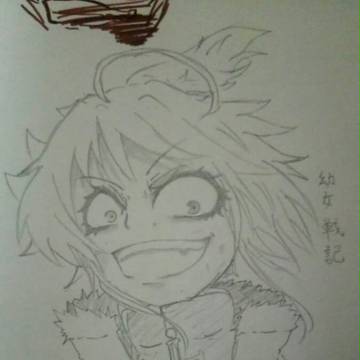 幼女戦記描いてみた