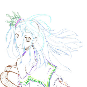 白下描き