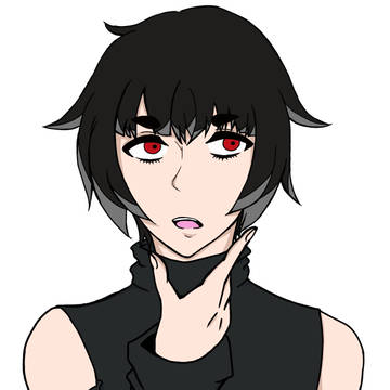 まろ眉男子