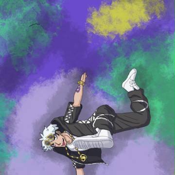 It's yo' boi breakdancin'.