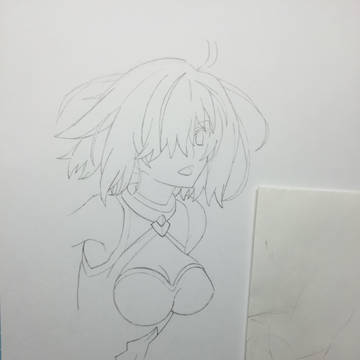 マシュ・キリエライト 模写 線画
