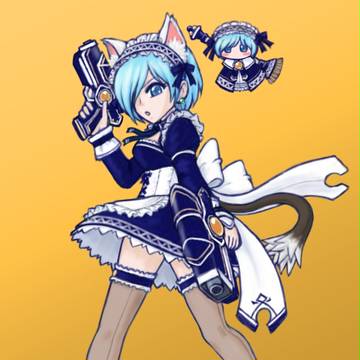 狐耳モング尻尾メイドロゼ