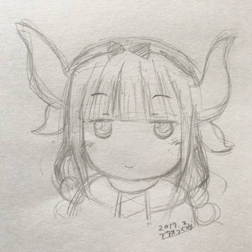 初描きカンナちゃん