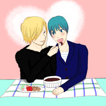 バレンタインなのでラブい二人♡