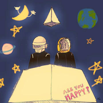 Galaxy meets Daft Punk