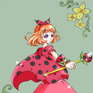 【描かせて】キュアテントウさん【いただきました】