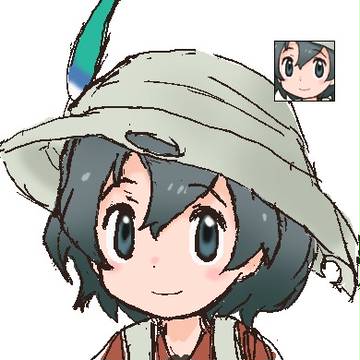 残念原画：かばんちゃん