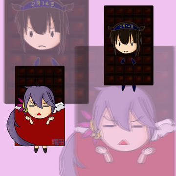 とりあえすチョコ(になって)もらった。。。