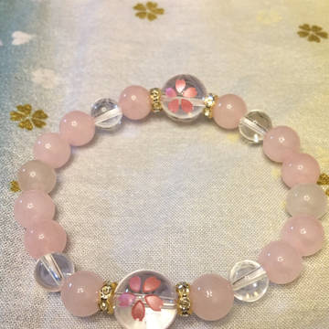 誉桜のお守りブレス