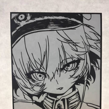 【切り絵】ターニャちゃん【幼女戦記】