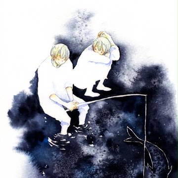夜を釣る