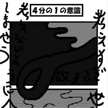 ４分の１の意識
