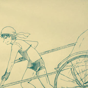 赤葦くんと人力車
