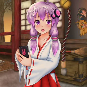 アルバイト中な巫女ゆかりさん