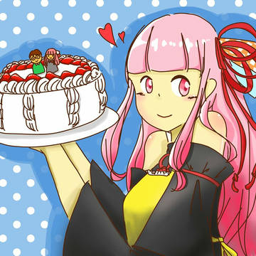 茜ちゃんとケーキ