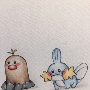 色鉛筆でポケモン