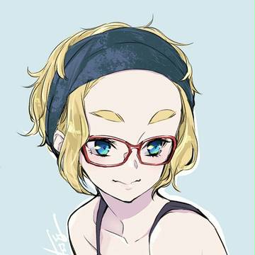 ショートなでこメガネちゃん